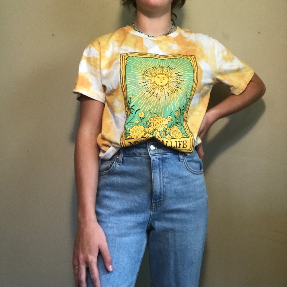 Tie Dye Tarot Card Tee